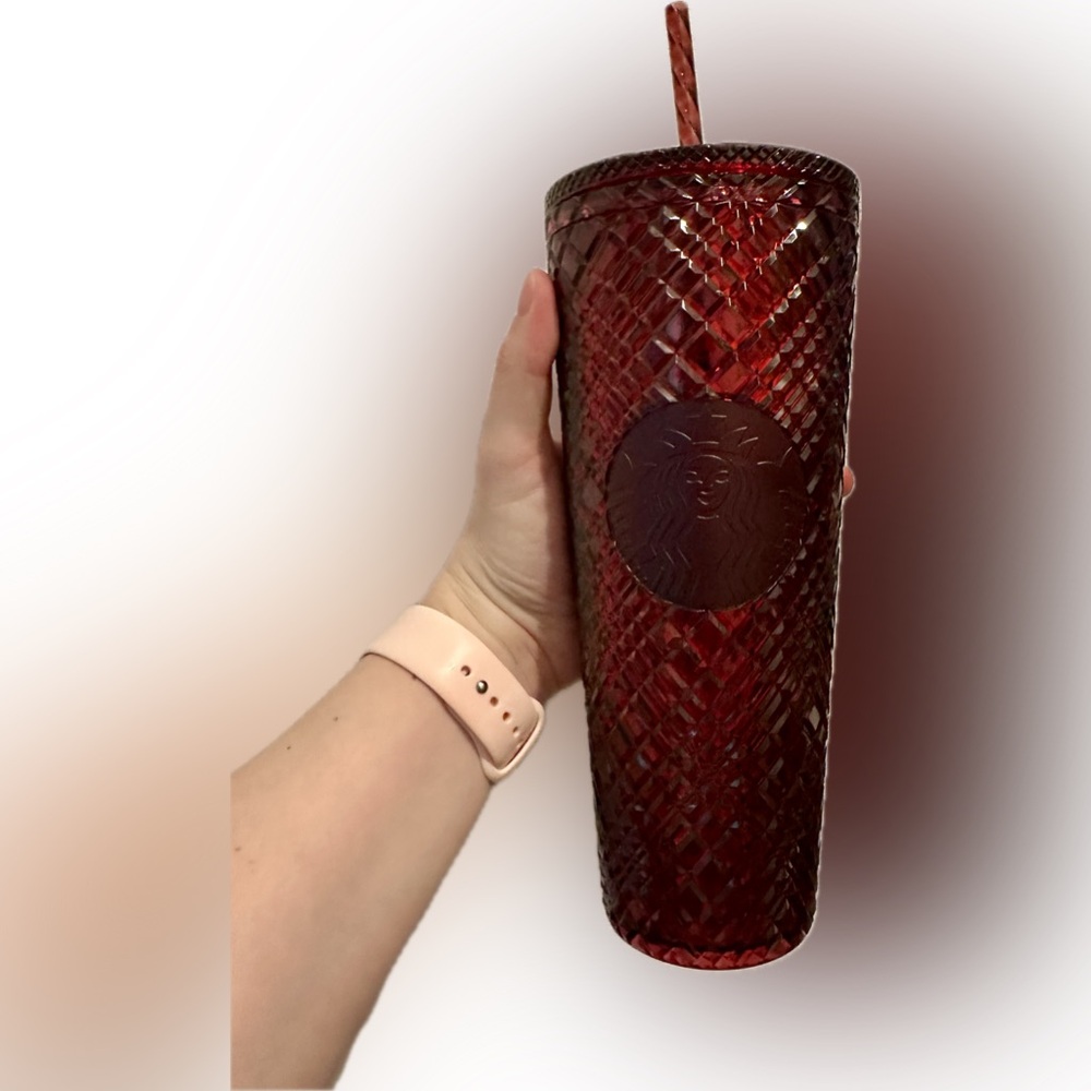 Starbucks- Jeweled Burgundy red Cup